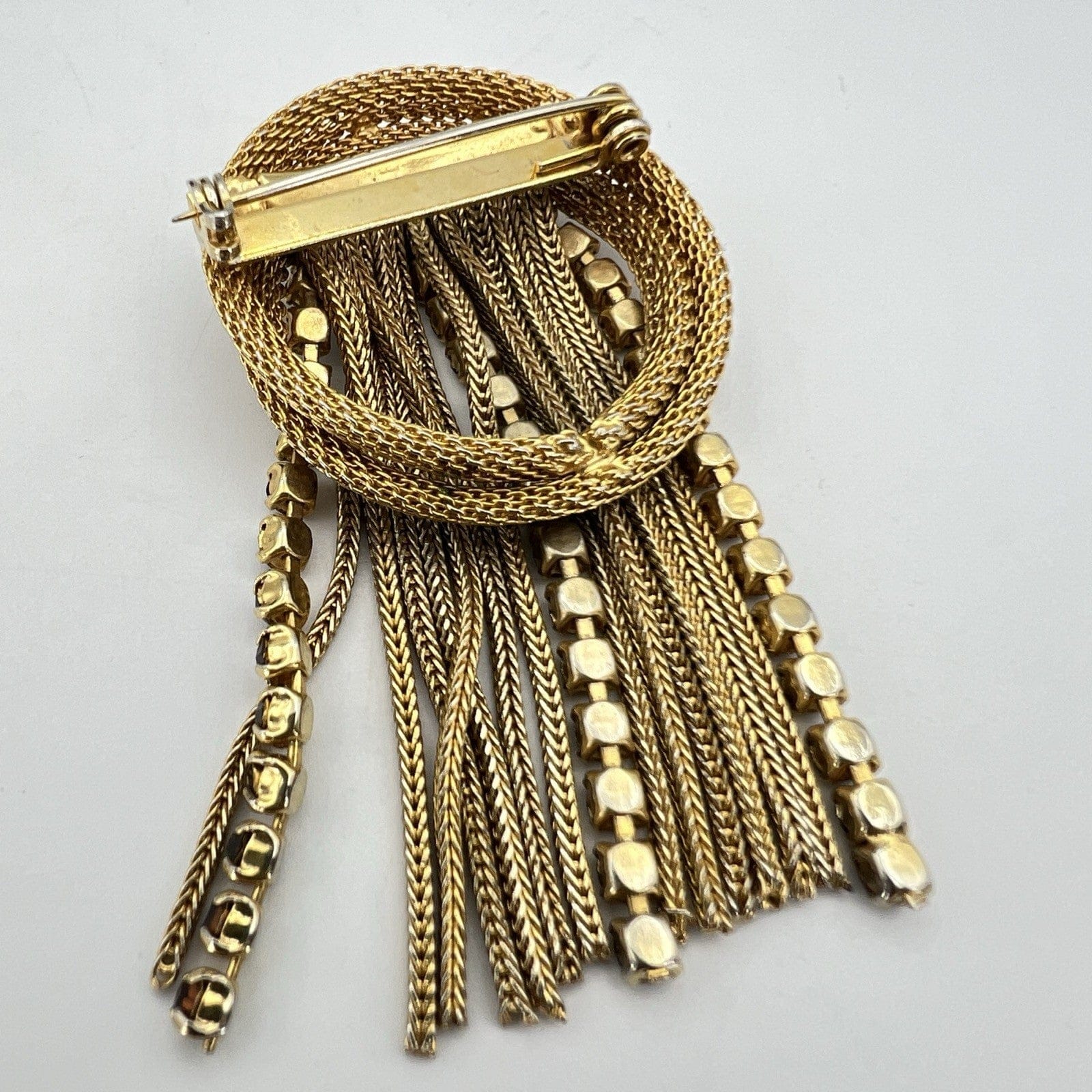 Spilla Elegante Inglese Vintage da donna stile antica Gioiello a Cascata Dorata Categoria  Bigiotteria & Accessori