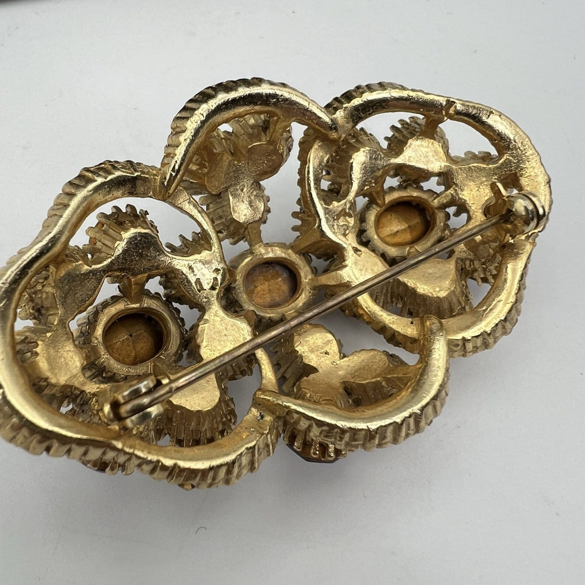 Spilla Elegante Inglese Vintage da donna stile antica Gioiello a Strass Viola Categoria  Bigiotteria & Accessori