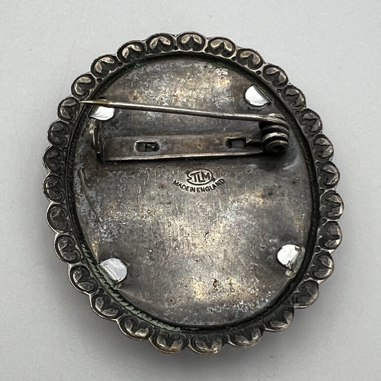 Spilla Elegante inglese Vintage da donna stile antica Ovale Agrifoglio Dicembre Categoria  Bigiotteria & Accessori