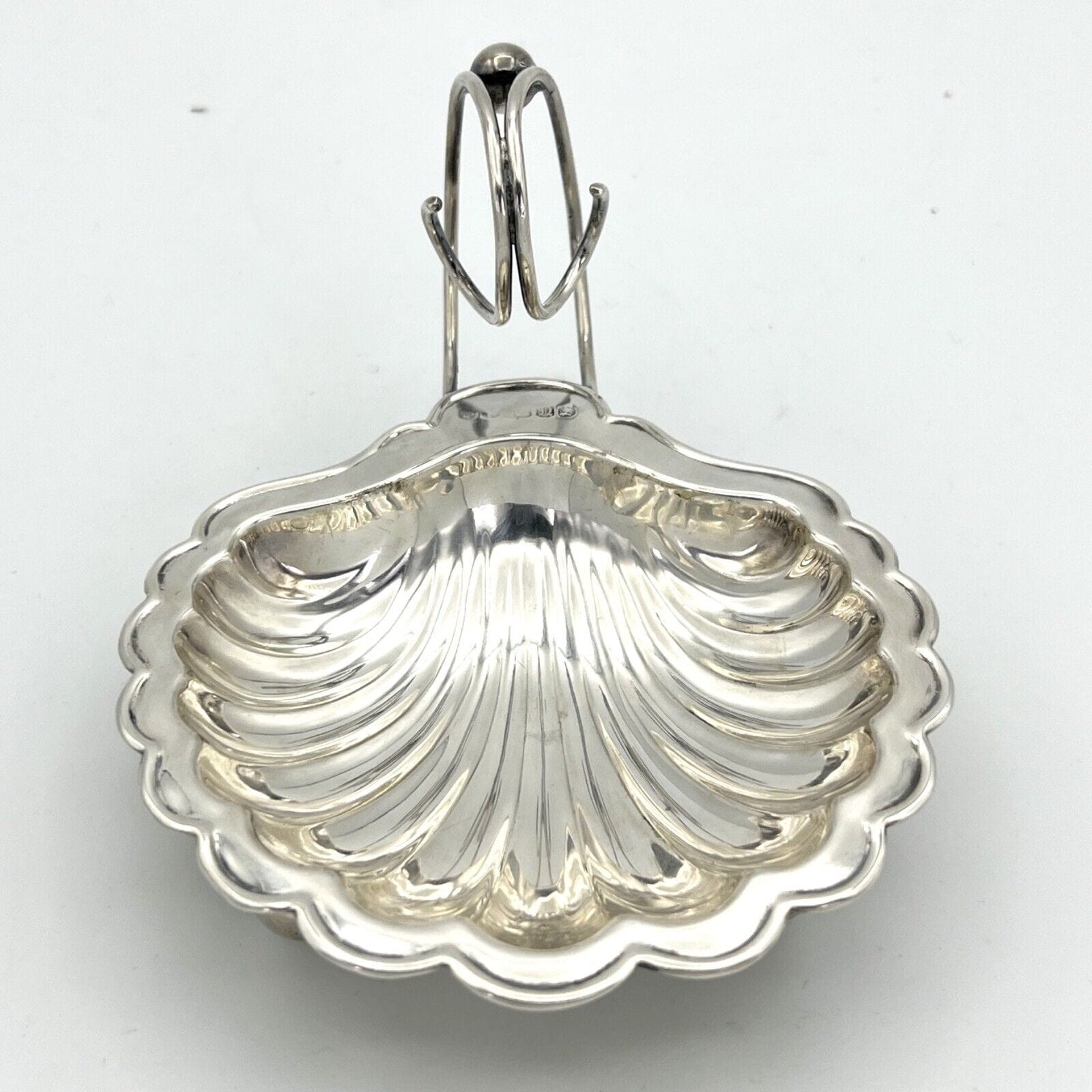 Svuotatasche in argento silver plated ciotola conchiglia vintage piattino Categoria  Silver plated sheffield style