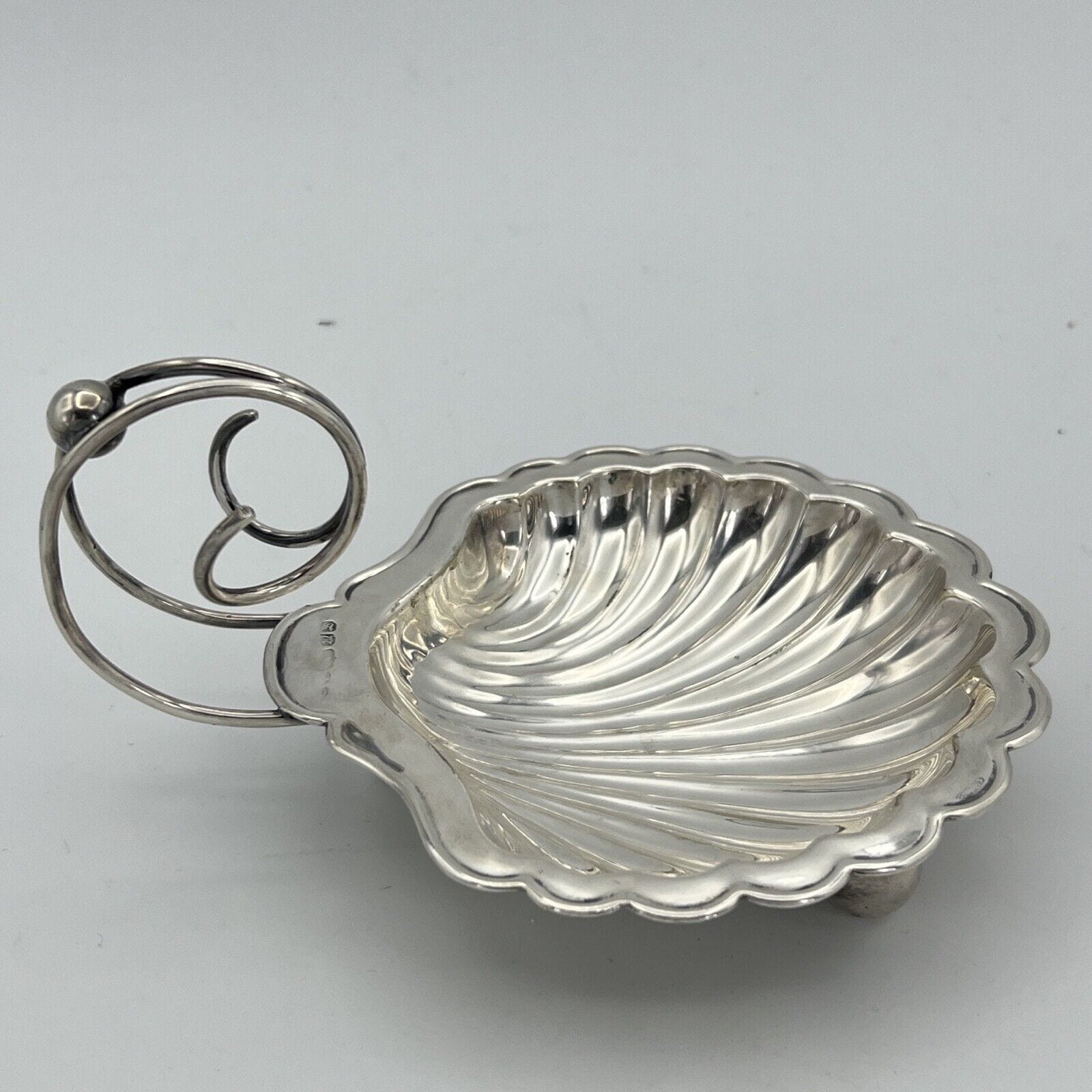 Svuotatasche in argento silver plated ciotola conchiglia vintage piattino Categoria  Silver plated sheffield style