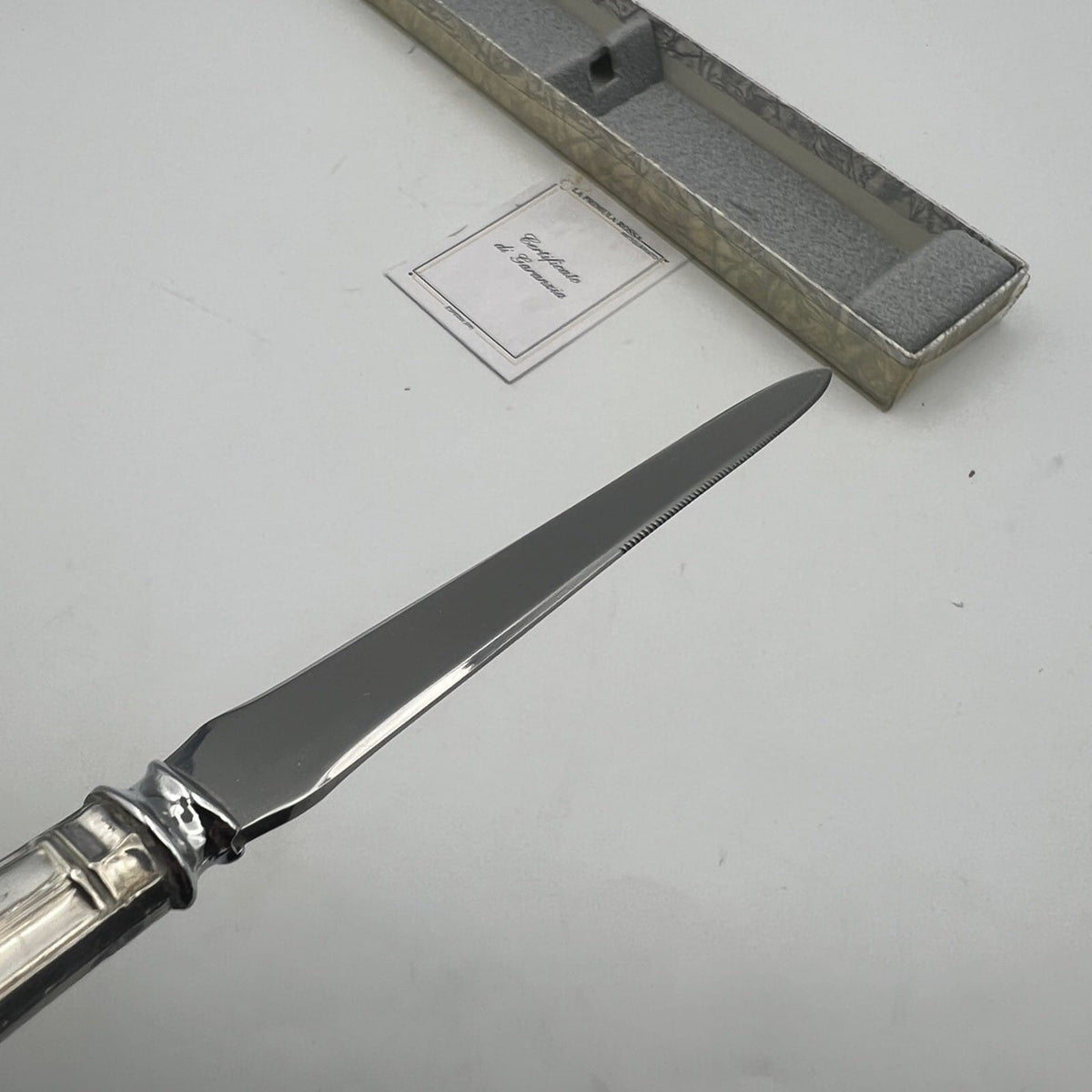 Tagliacarte aprilettere sfogliacarte in Argento Placcato Silver Plated St antico Categoria  Sheffield & Argento