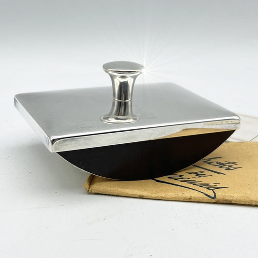 Tampone antico Blotter in Argento silver plated  asciuga inchiostro da scrivania Categoria  Sheffield & Argento