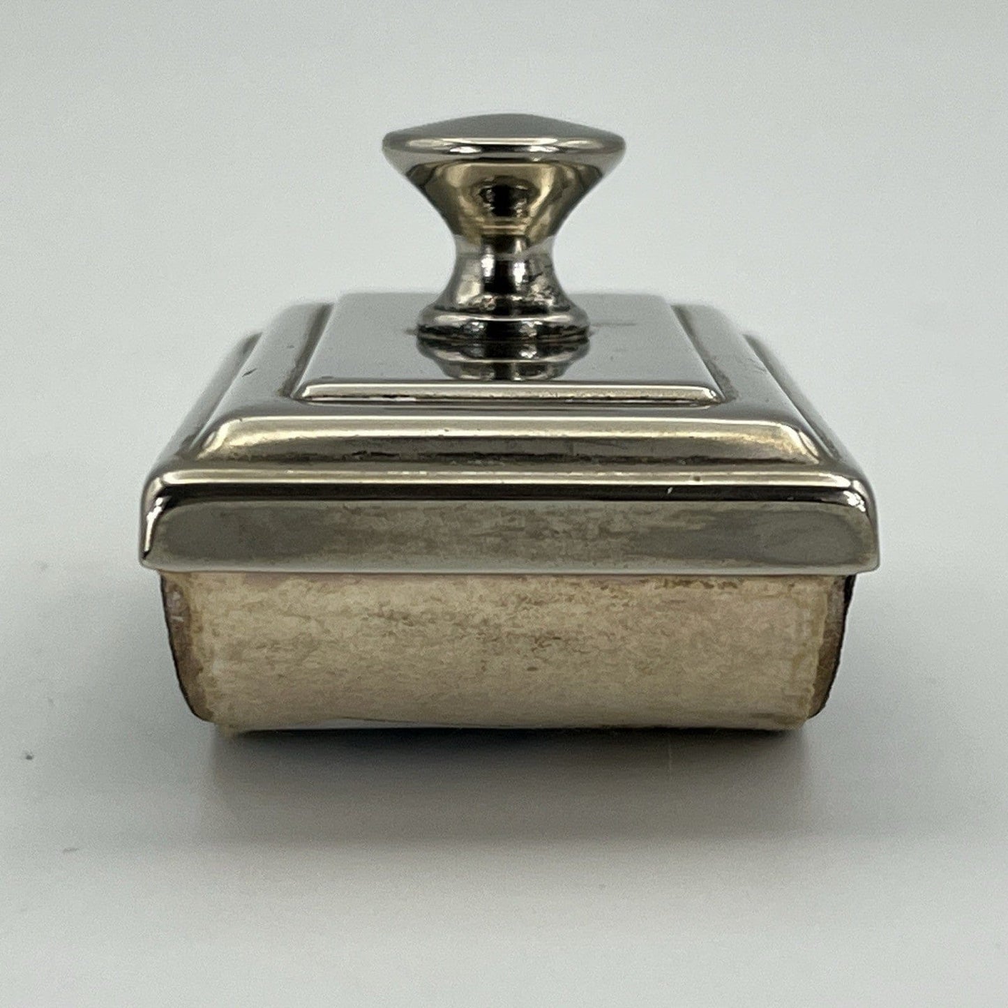 Tampone stile antico Blotter in silver plated  asciuga inchiostro da scrivania Categoria  Accessori scrivania e ufficio