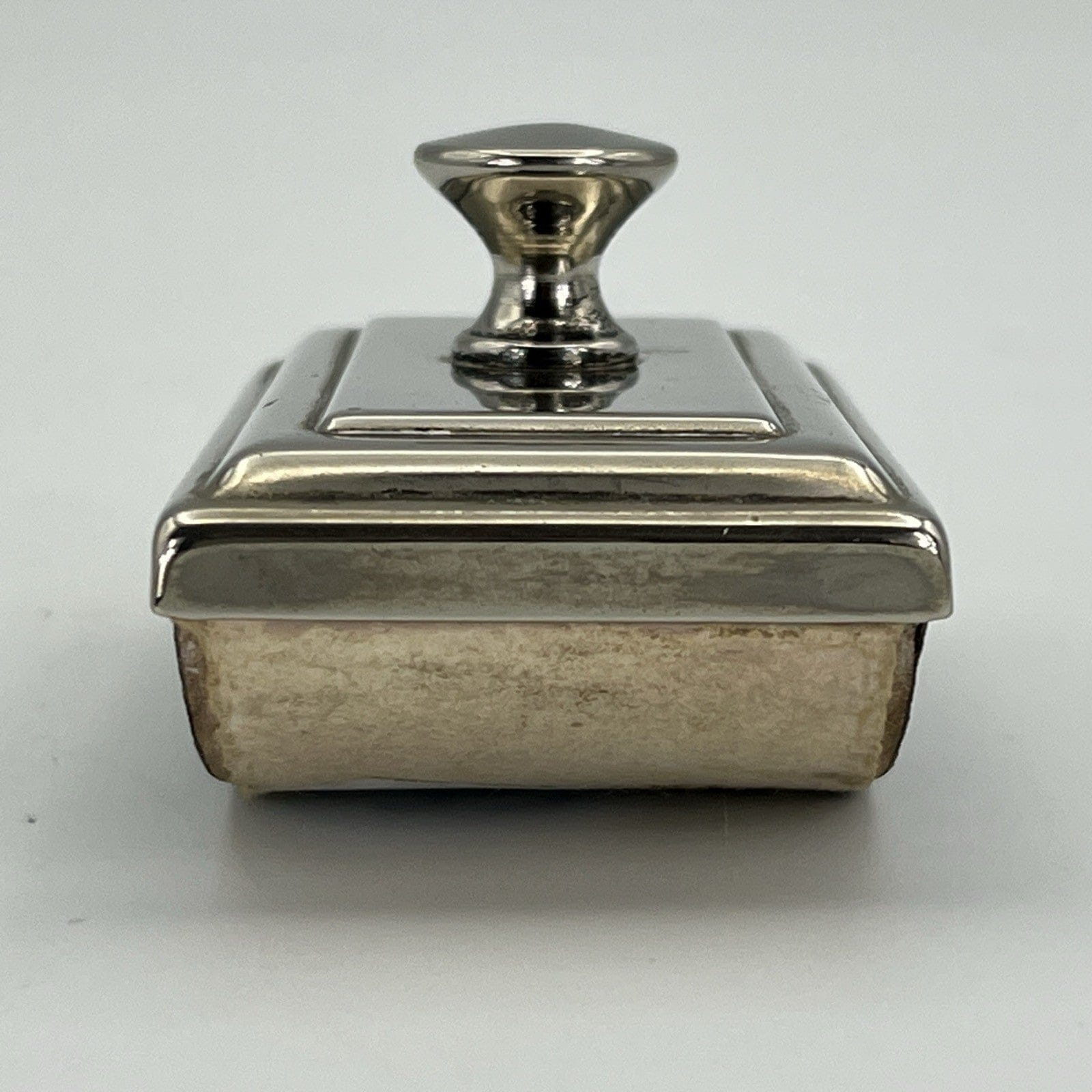 Tampone stile antico Blotter in silver plated  asciuga inchiostro da scrivania Categoria  Accessori scrivania e ufficio