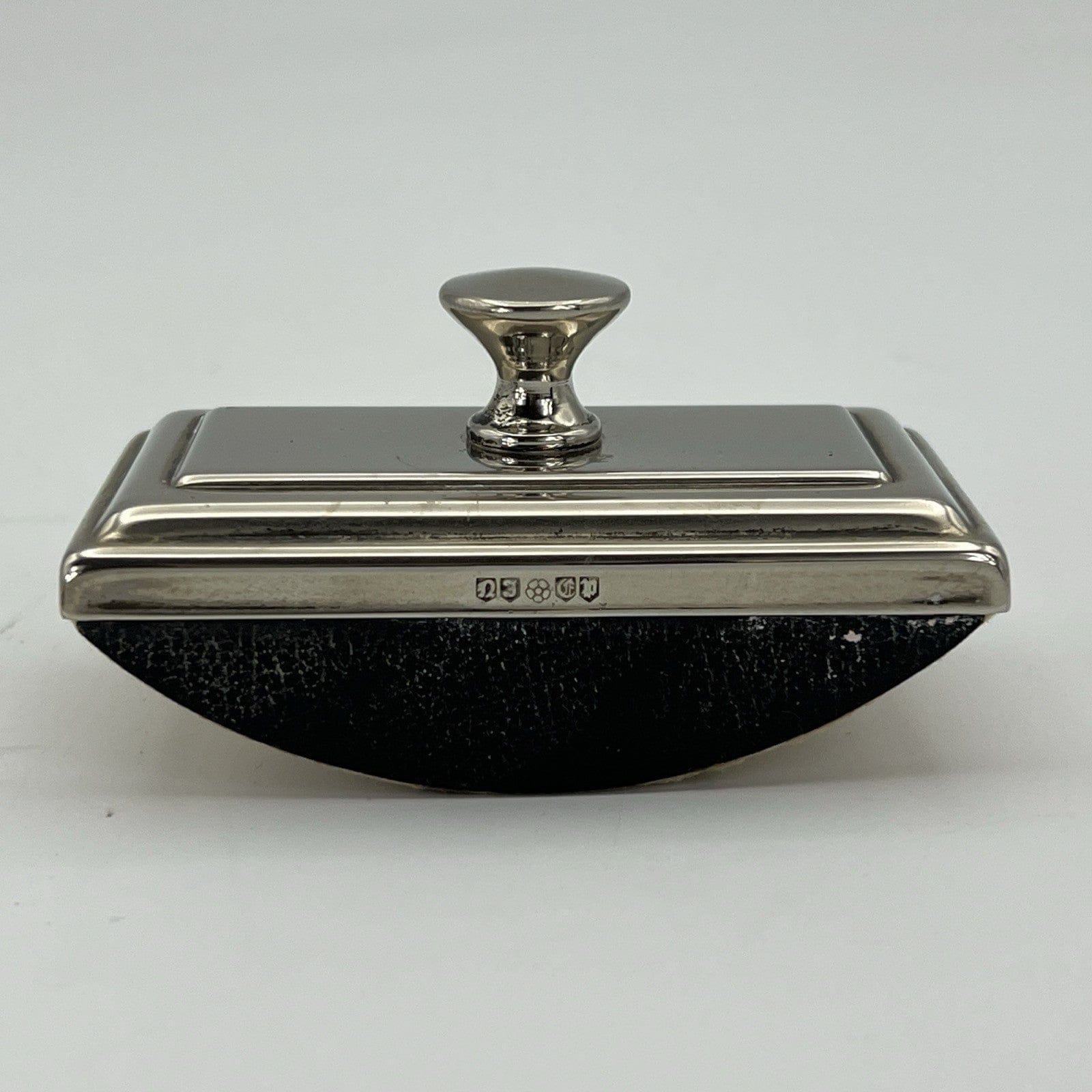 Tampone stile antico Blotter in silver plated  asciuga inchiostro da scrivania Categoria  Accessori scrivania e ufficio