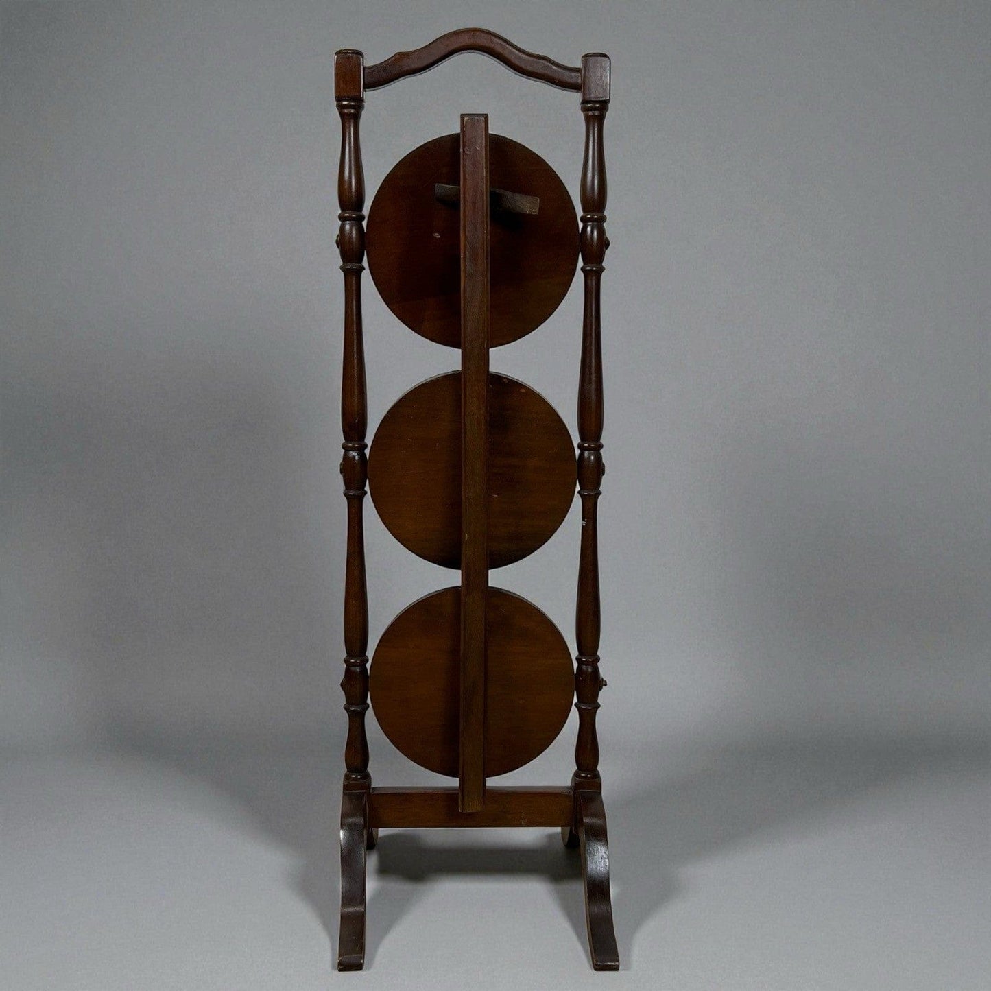 Tavolino antico a piu ripiani in legno etagere pieghevole porta dolci cake stand Categoria  Tavoli - tavolinetti