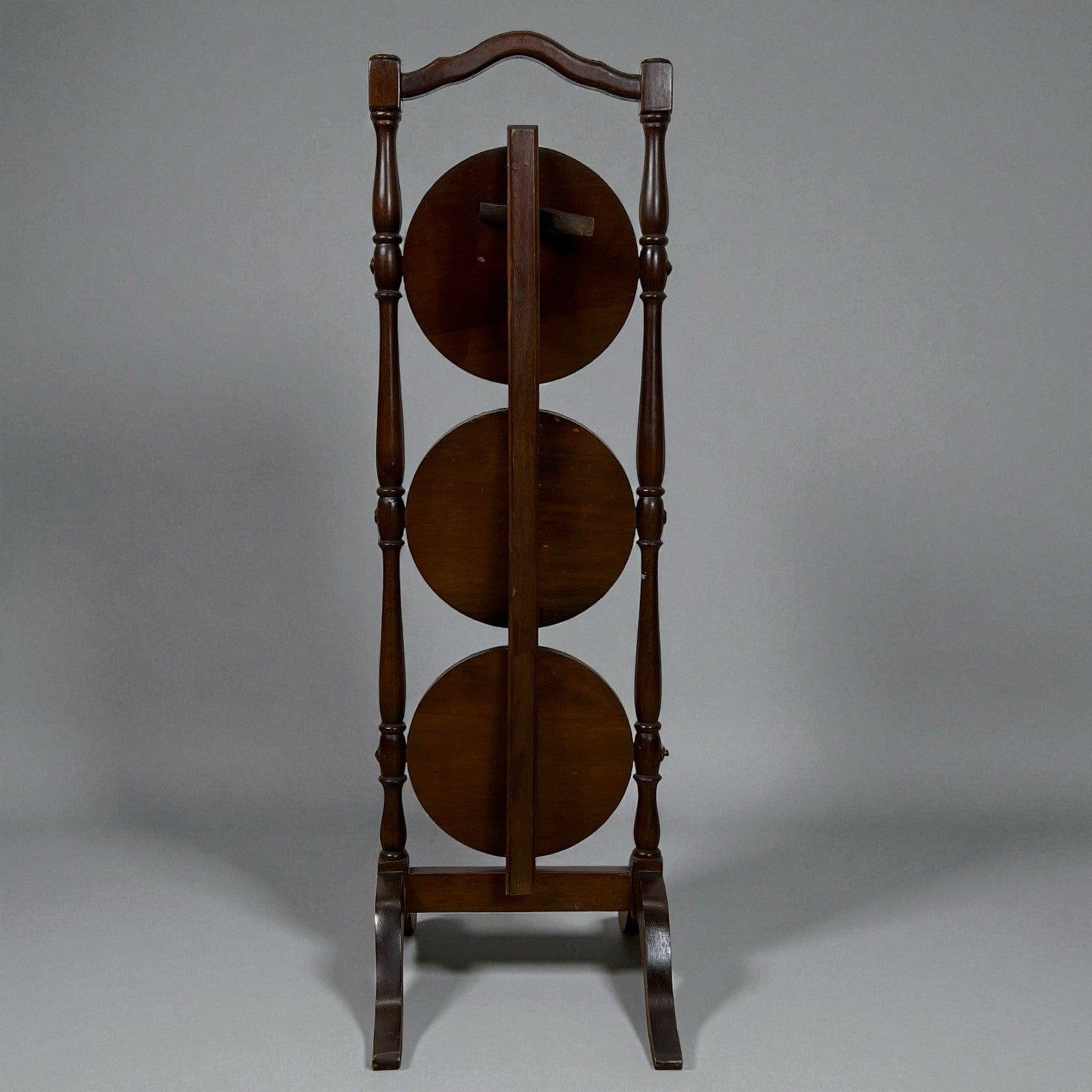 Tavolino antico a piu ripiani in legno etagere pieghevole porta dolci cake stand Categoria  Tavoli - tavolinetti