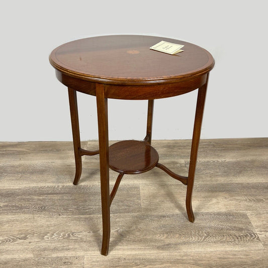 Tavolino antico inglese rotondo tavolo in legno mogano da per salotto soggiorno Categoria  Tavoli - tavolinetti