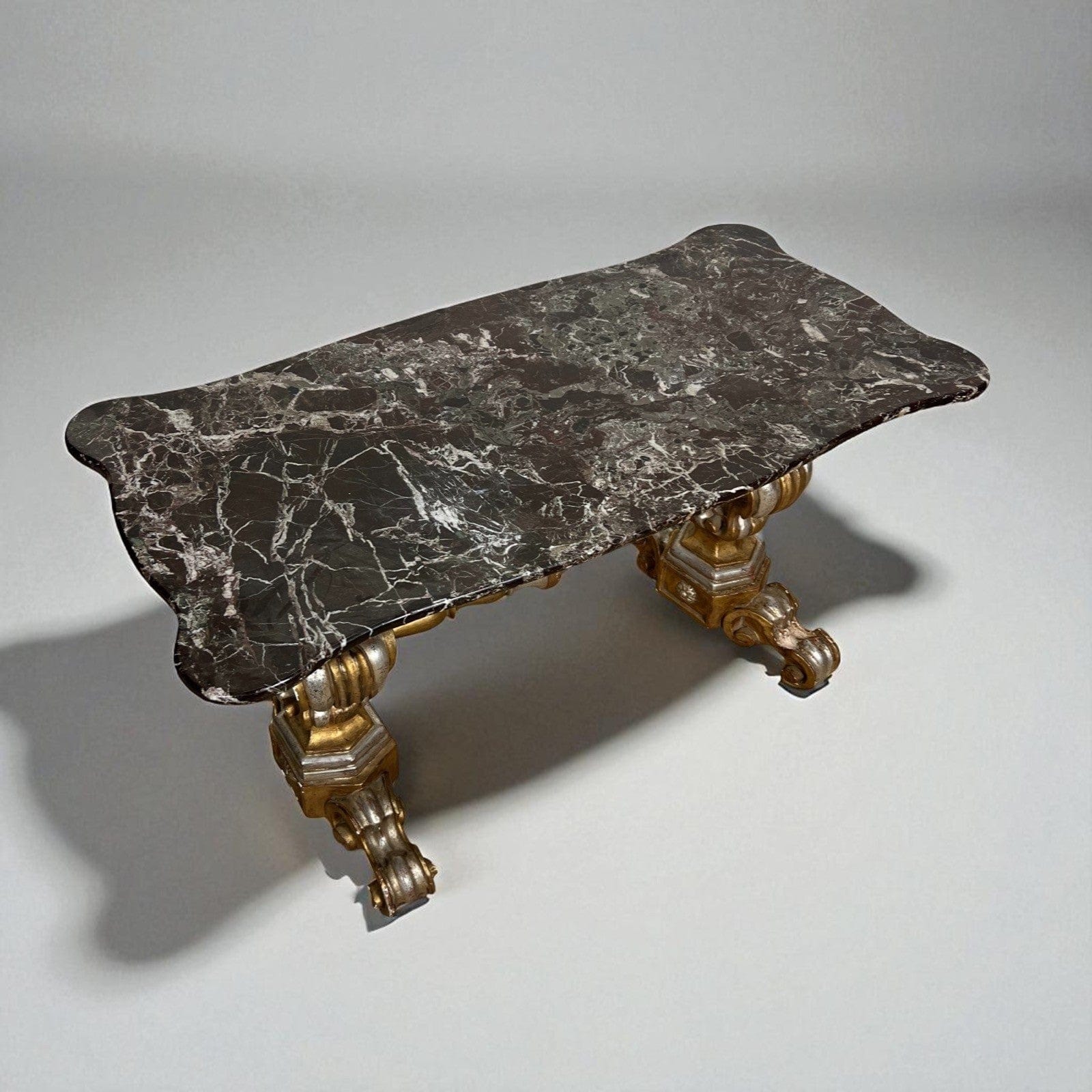 Tavolino antico rettangolare in legno oro e Marmo tavolo basso da per salotto Categoria  Tavoli - tavolinetti