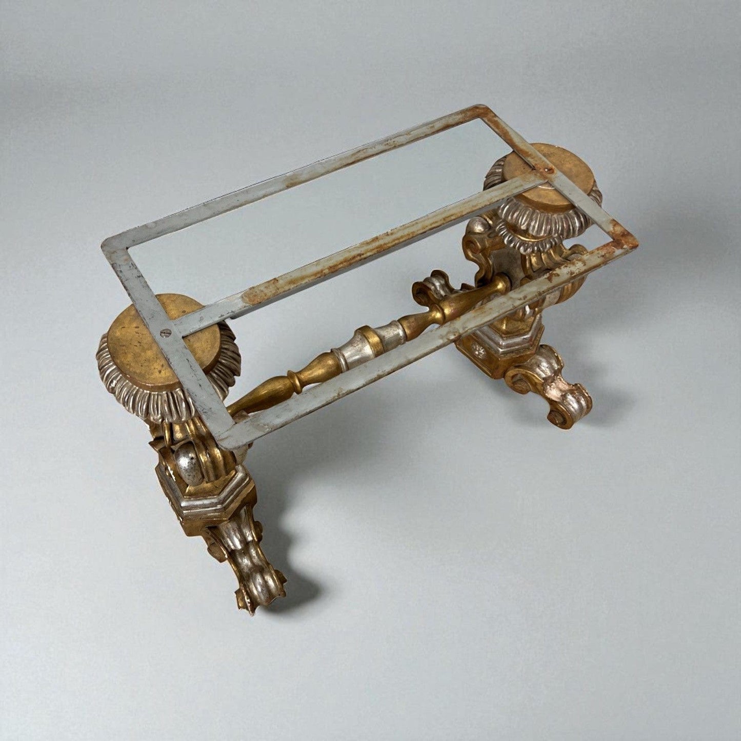 Tavolino antico rettangolare in legno oro e Marmo tavolo basso da per salotto Categoria  Tavoli - tavolinetti