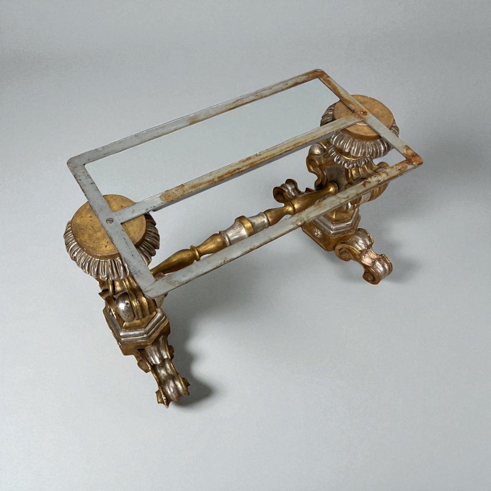 Tavolino antico rettangolare in legno oro e Marmo tavolo basso da per salotto Categoria  Tavoli - tavolinetti