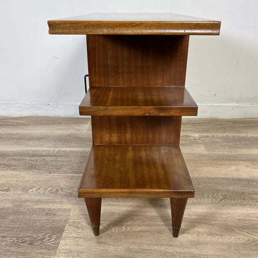 Tavolino Antico stile anni 50 Comodino Mobiletto vintage in legno modernariato  Categoria  Comodini