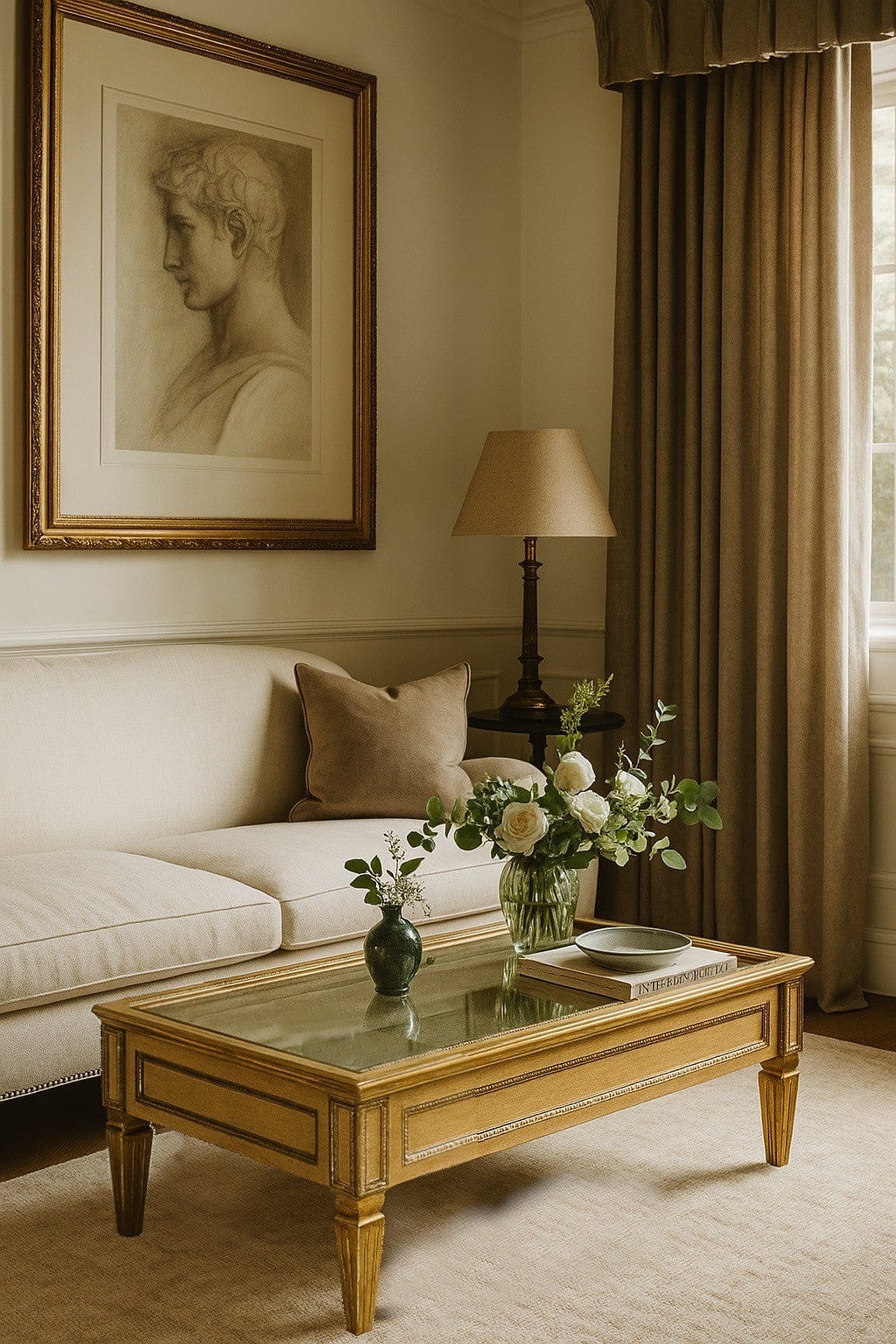 Tavolino da solotto vetro bacheca antico tavolo vetrina basso stile neoclassico Categoria  Tavoli - tavolinetti