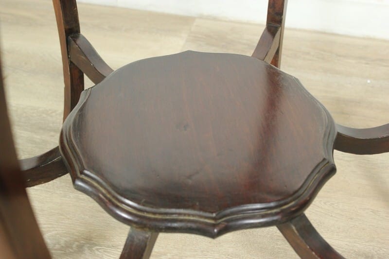 Tavolino tavolo antico da salotto per tè soggiorno in legno inglese chippendale Categoria  Tavoli - tavolinetti