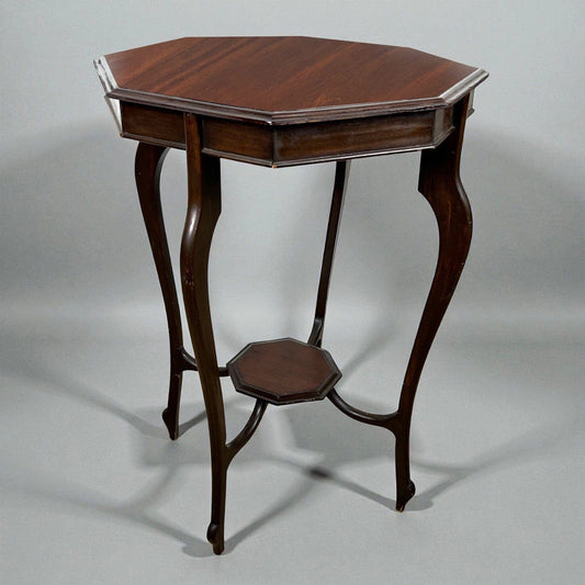 Tavolino tavolo antico da salotto soggiorno in legno due ripiani inglese ‘800 Categoria  Tavoli - tavolinetti