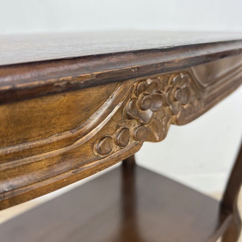 Tavolino tavolo stile antico da salotto soggiorno ufficio in legno a due ripiani Categoria  Tavoli - tavolinetti
