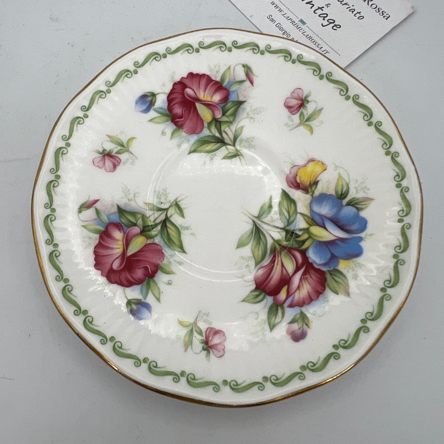 Tazza da caffè in porcellana Queen's con mese tazzina inglese Aprile 900 Rosina Categoria  Servizio tazze - Tazze