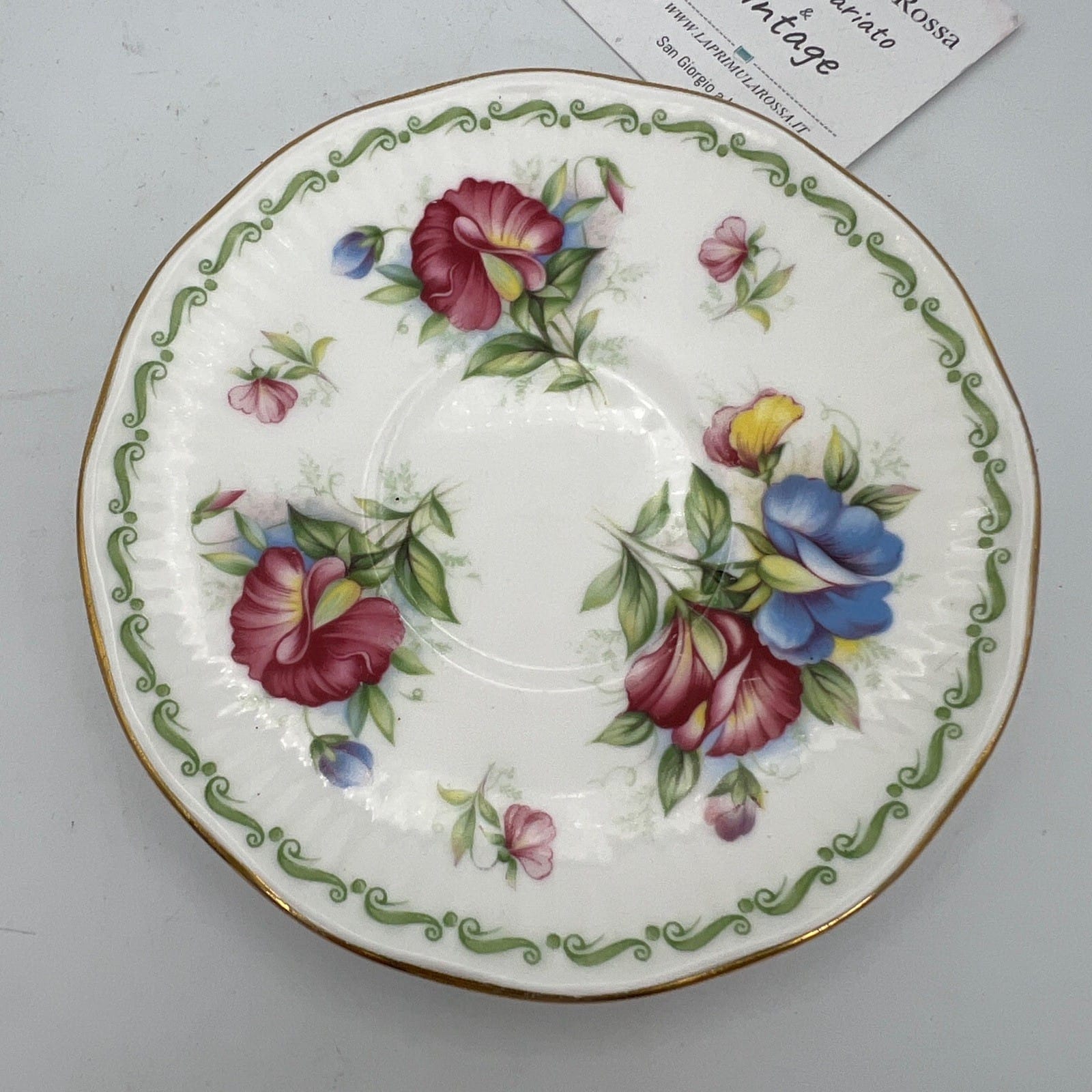 Tazza da caffè in porcellana Queen's con mese tazzina inglese Aprile 900 Rosina Categoria  Servizio tazze - Tazze