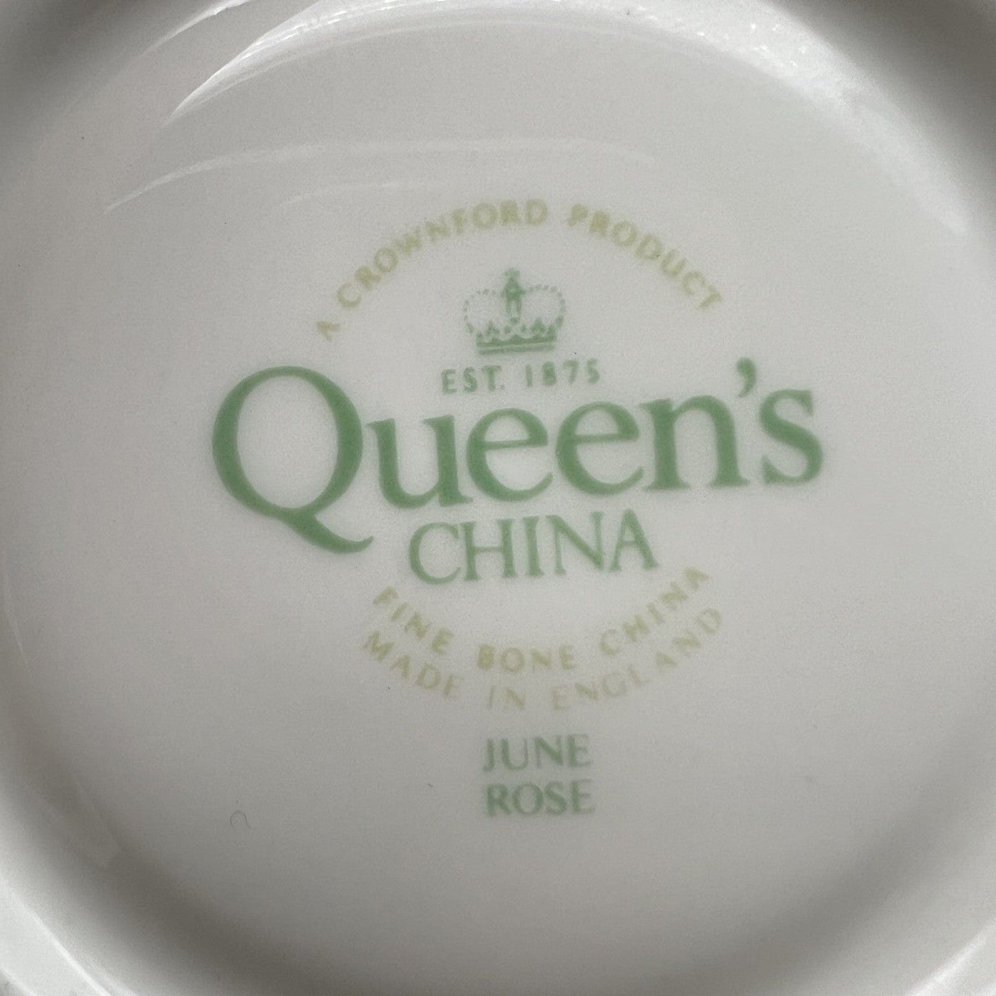 Tazza da caffè in porcellana Queen's con mese tazzina inglese Giugno 900 Categoria  Servizio tazze - Tazze