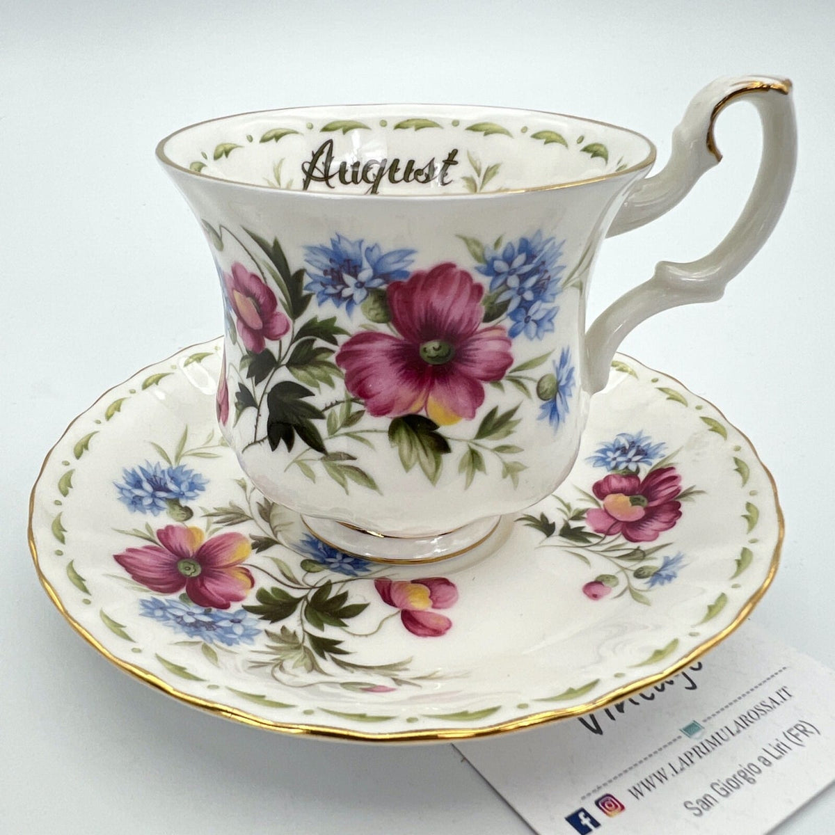 Tazza da caffè in porcellana Royal Albert Mese tazzina inglese Originale Vintage Categoria  Servizio tazze - Tazze