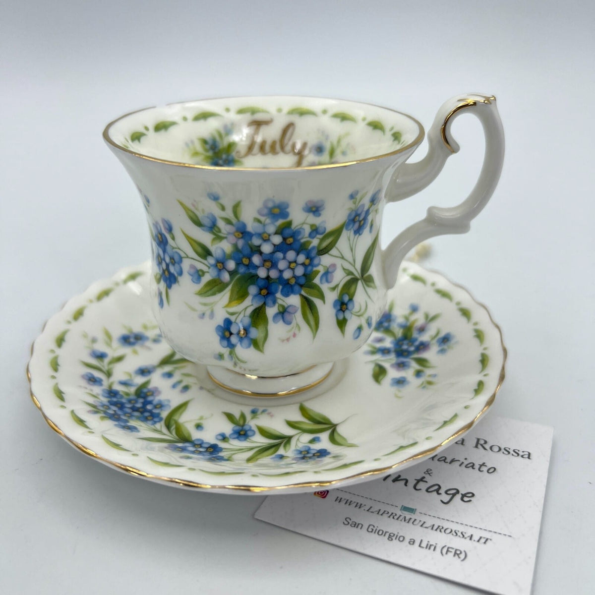 Tazza da caffè in porcellana Royal Albert Mese tazzina inglese Originale Vintage Categoria  Servizio tazze - Tazze