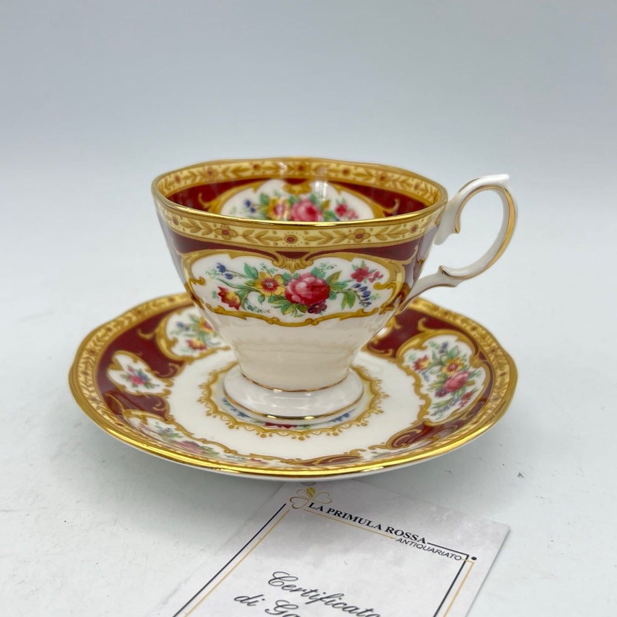 Tazza da caffè in porcellana Royal Albert tazzina inglese Original Lady Hamilton Categoria  Servizio tazze - Tazze