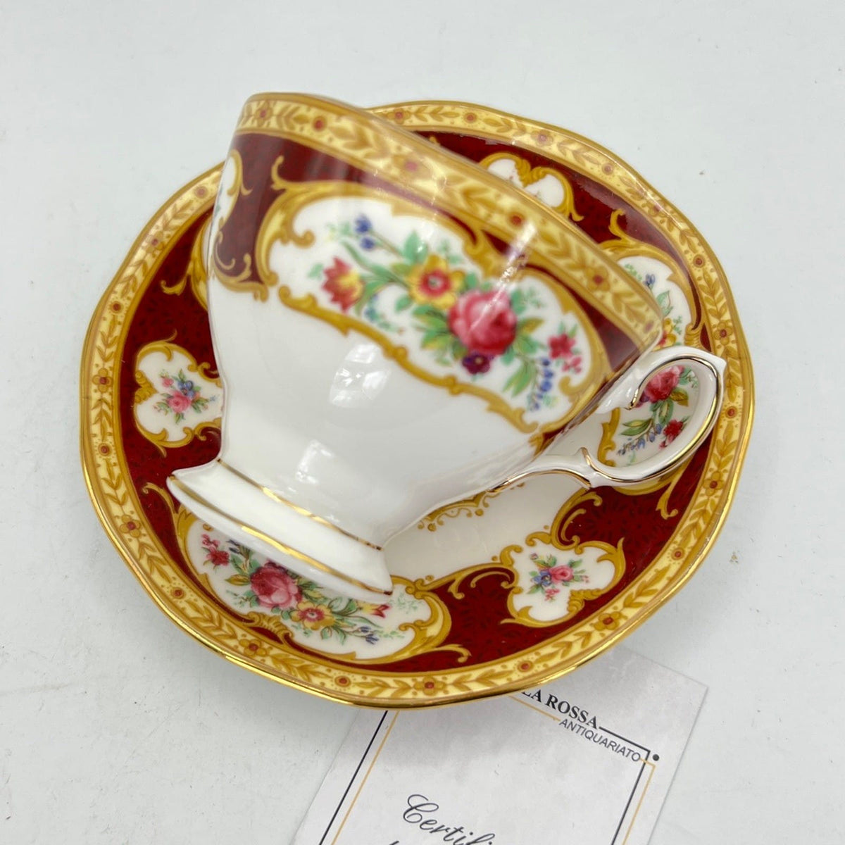Tazza da caffè in porcellana Royal Albert tazzina inglese Original Lady Hamilton Categoria  Servizio tazze - Tazze