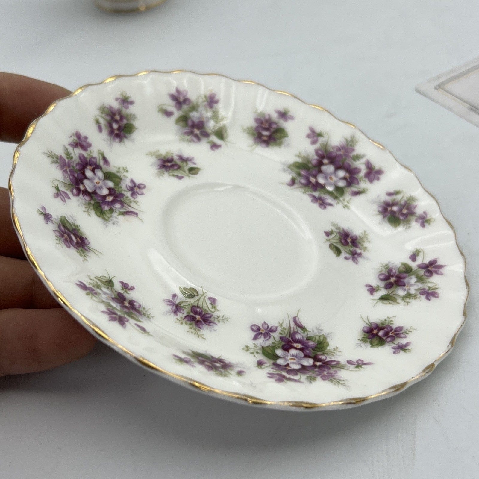 Tazza da caffè in porcellana Royal Albert tazzina inglese Violette Sweet Violets Categoria  Servizio tazze - Tazze