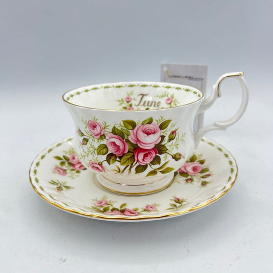 Tazza da Colazione Cappuccino Royal Albert Tazzone con mese Giugno breakfast cup Categoria  Servizio tazze - Tazze