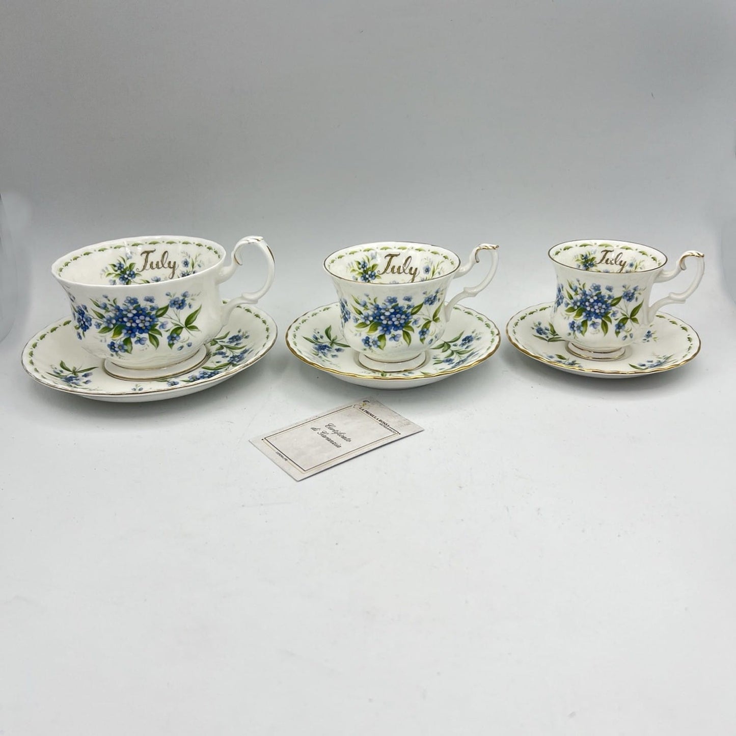 Tazza da Colazione Cappuccino Royal Albert Tazzone con mese Luglio breakfast cup Categoria  Servizio tazze - Tazze