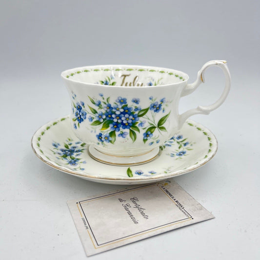 Tazza da Colazione Cappuccino Royal Albert Tazzone con mese Luglio breakfast cup Categoria  Servizio tazze - Tazze
