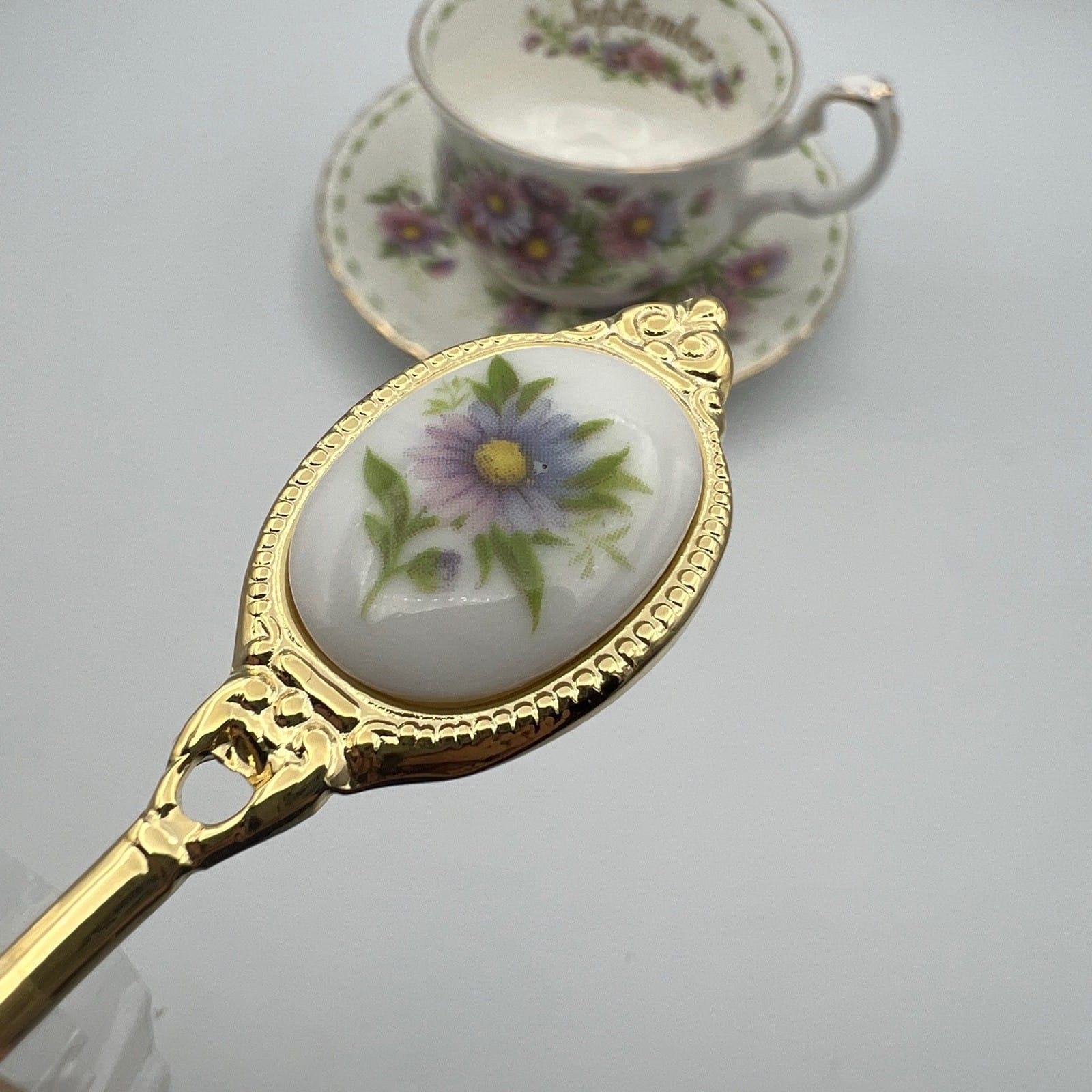 Tazza da Colazione Royal Albert Tazzone con mese SETTEMBRE Completa Cucchiaino Categoria  Servizio tazze - Tazze