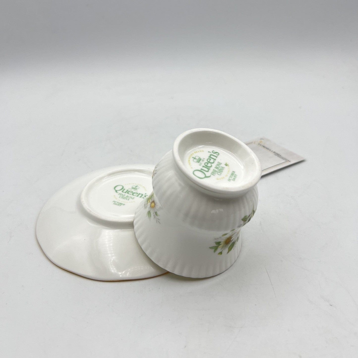 Tazza da per caffè in porcellana Queen's con mese tazzina inglese Ottobre 900 Categoria  Servizio tazze - Tazze