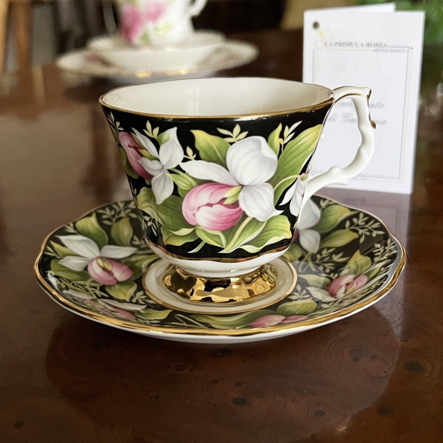 Tazza da per caffe in porcellana Royal Albert Provincial Flowers Lady's Slipper Categoria  Servizio tazze - Tazze