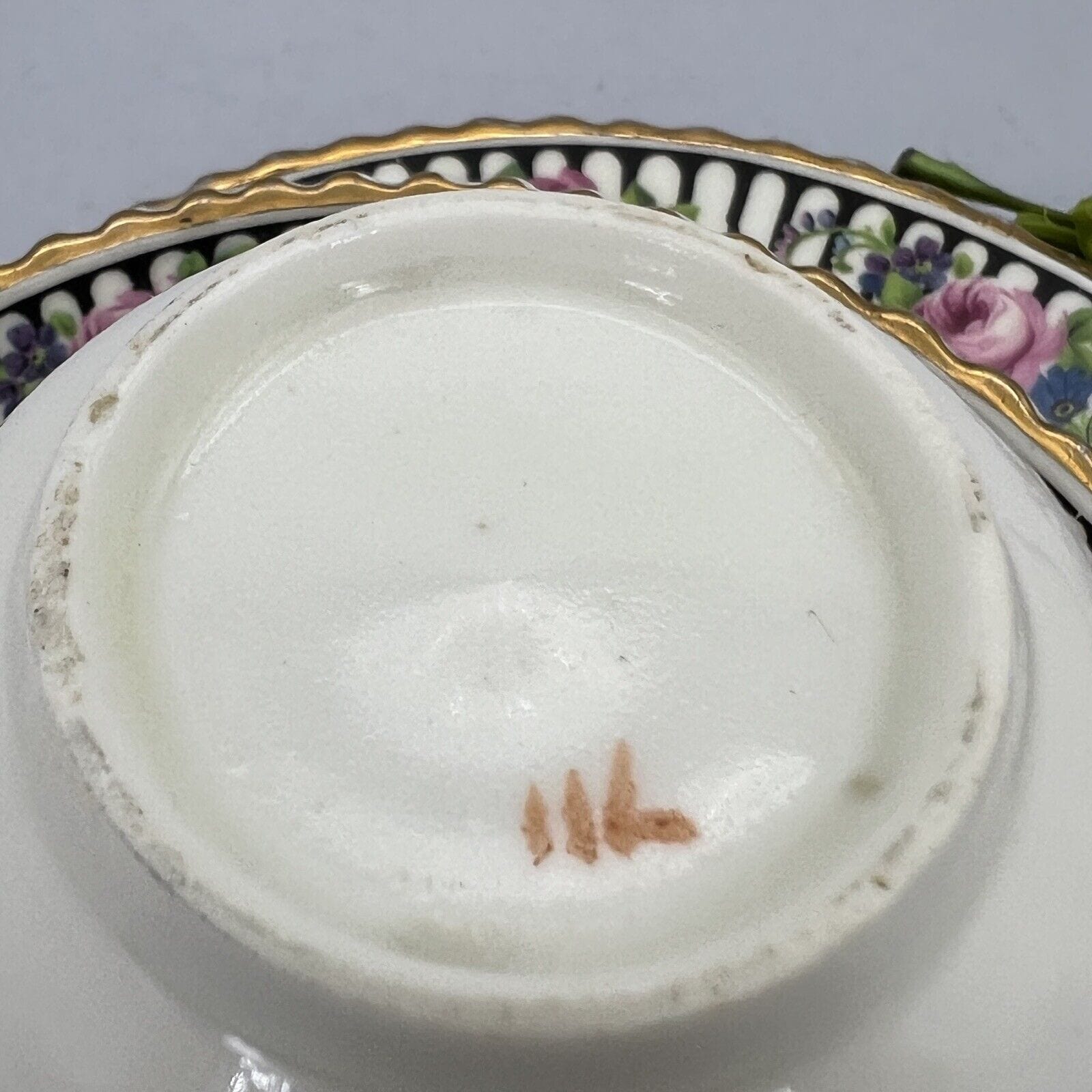 Tazza da tè the antica trio con piattino in porcellana vintage Inglese Art Deco Categoria  Servizio tazze - Tazze