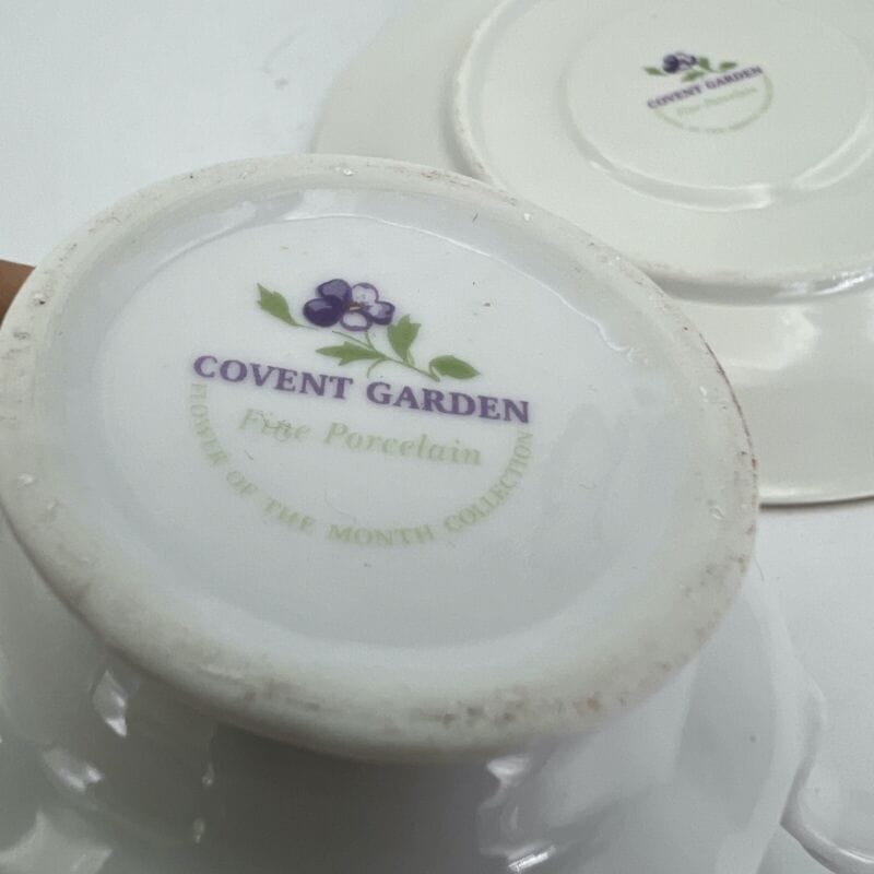 Tazza da tè The in porcellana con mese tazzina inglese Novembre Covent Garden Categoria  Servizio tazze - Tazze