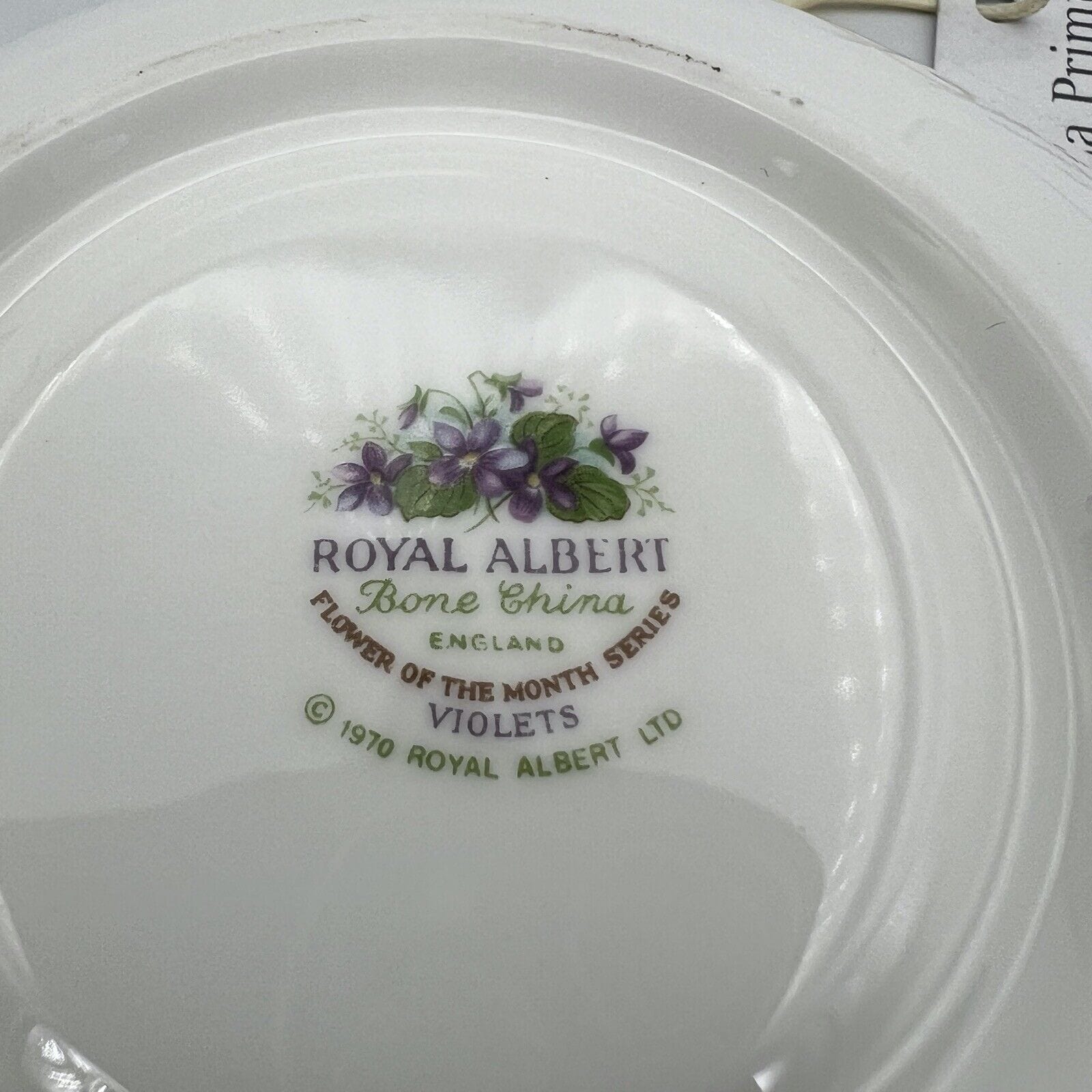 Tazza da tè The in porcellana Royal Albert con mese tazzina inglese FEBBRAIO 900 Categoria  Servizio tazze - Tazze