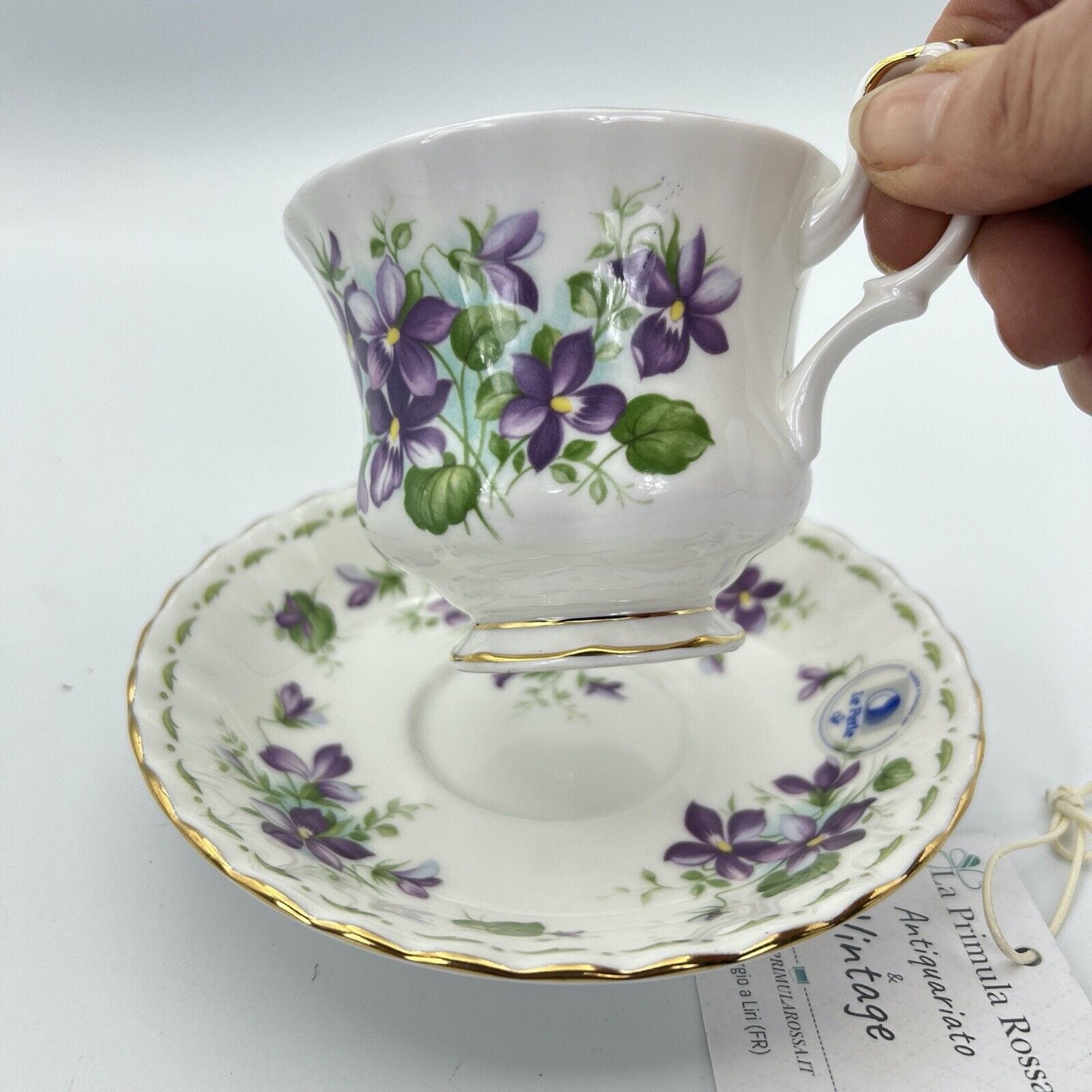 Tazza da tè The in porcellana Royal Albert con mese tazzina inglese FEBBRAIO 900 Categoria  Servizio tazze - Tazze