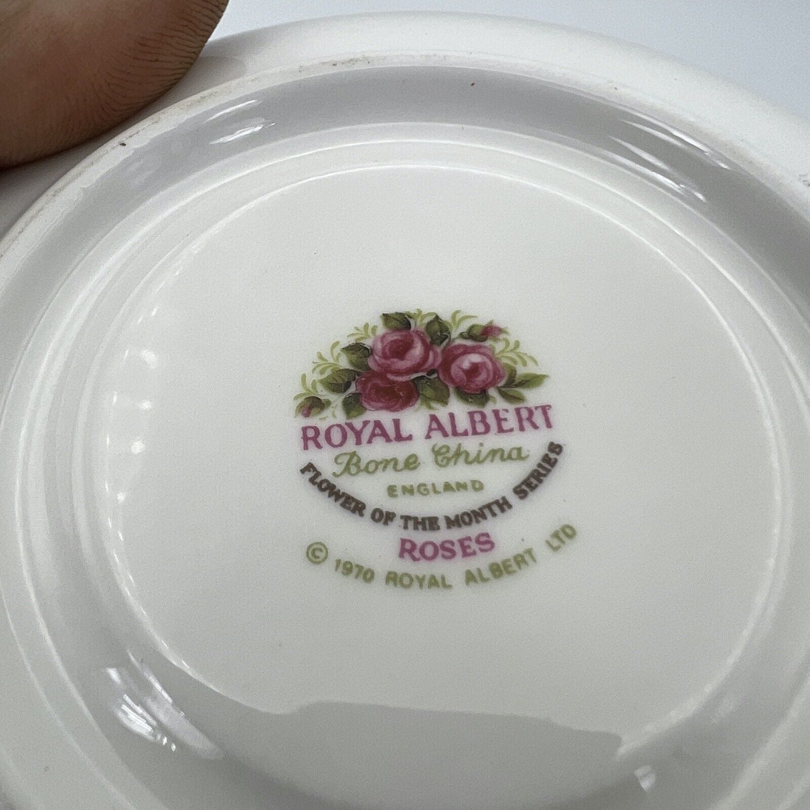 Tazza da tè The in porcellana Royal Albert con mese tazzina inglese GIUGNO 1970 Categoria  Servizio tazze - Tazze