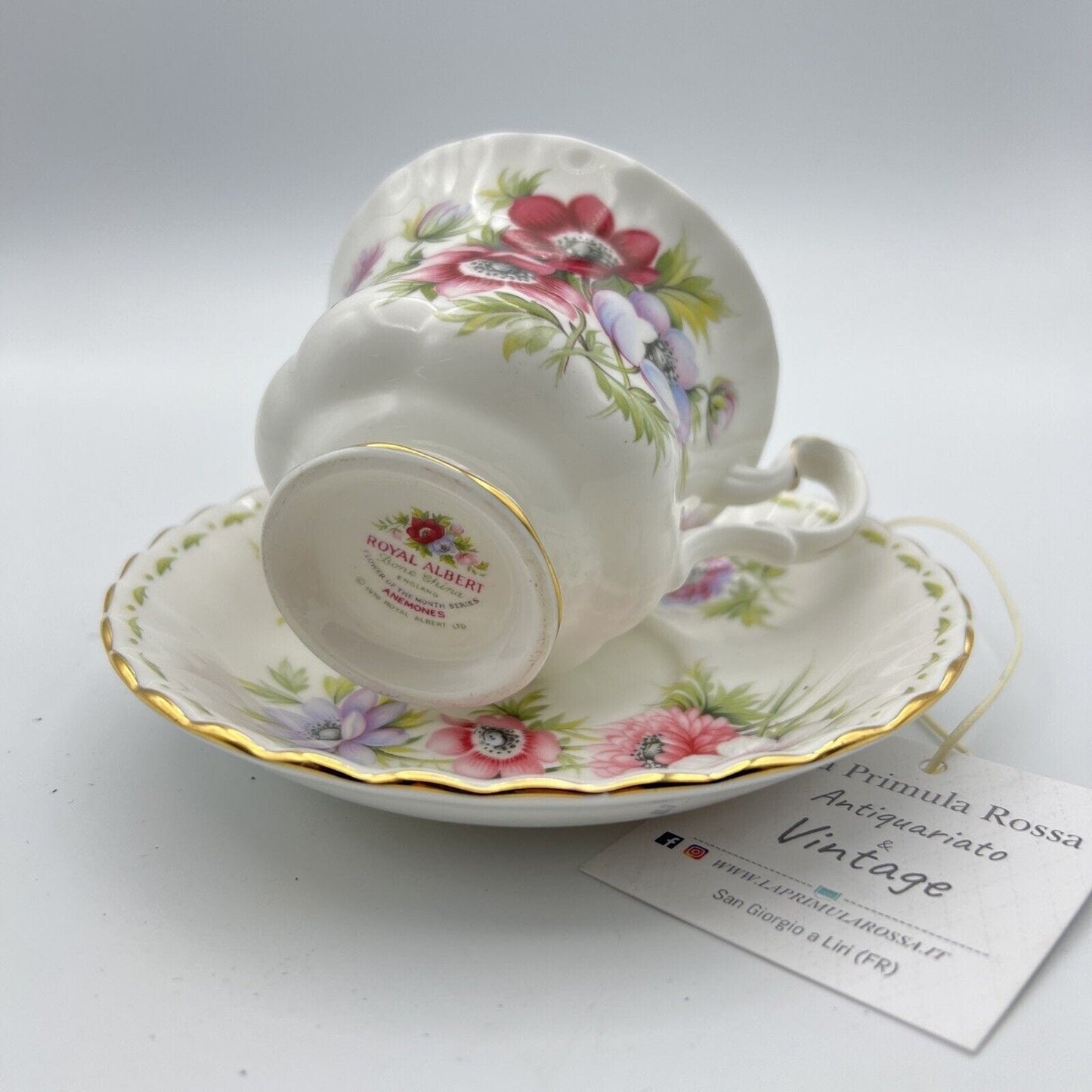 Tazza da tè The in porcellana Royal Albert con mese tazzina inglese MARZO 900 Categoria  Servizio tazze - Tazze