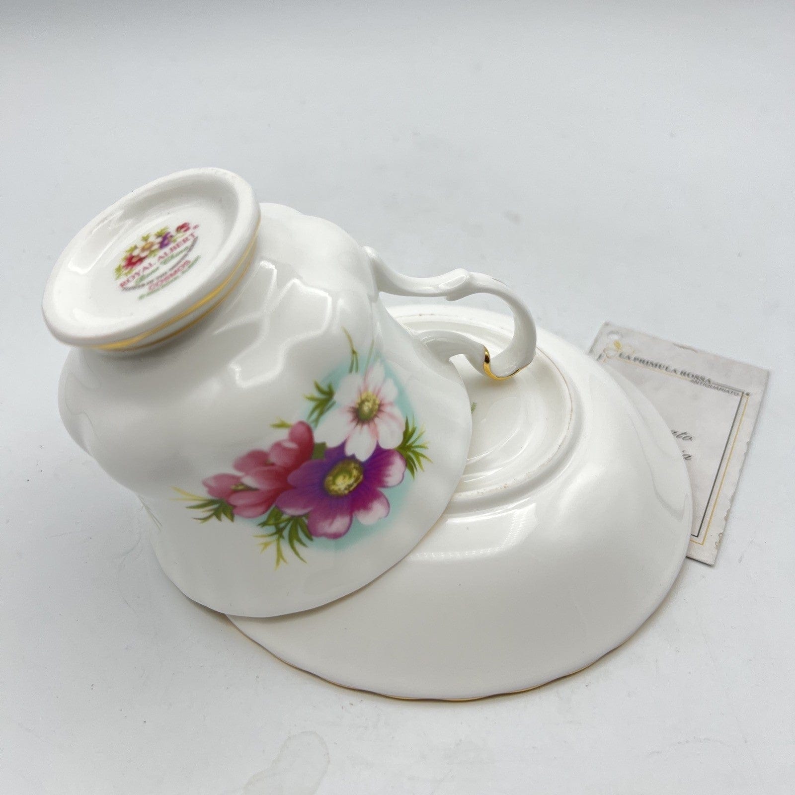 Tazza da tè The in porcellana Royal Albert con mese tazzina inglese OTTOBRE 2003 Categoria  Servizio tazze - Tazze