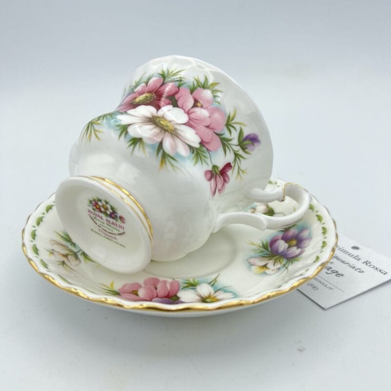 Tazza da tè The in porcellana Royal Albert con mese tazzina inglese OTTOBRE 900 Categoria  Servizio tazze - Tazze