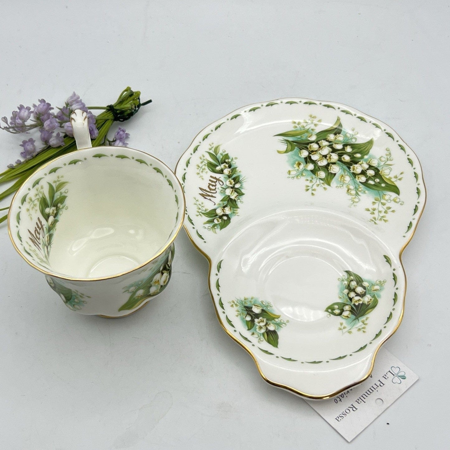 Tazza da tè The tennis in porcellana Royal Albert con mese inglese MAGGIO 1970 Categoria  Servizio tazze - Tazze