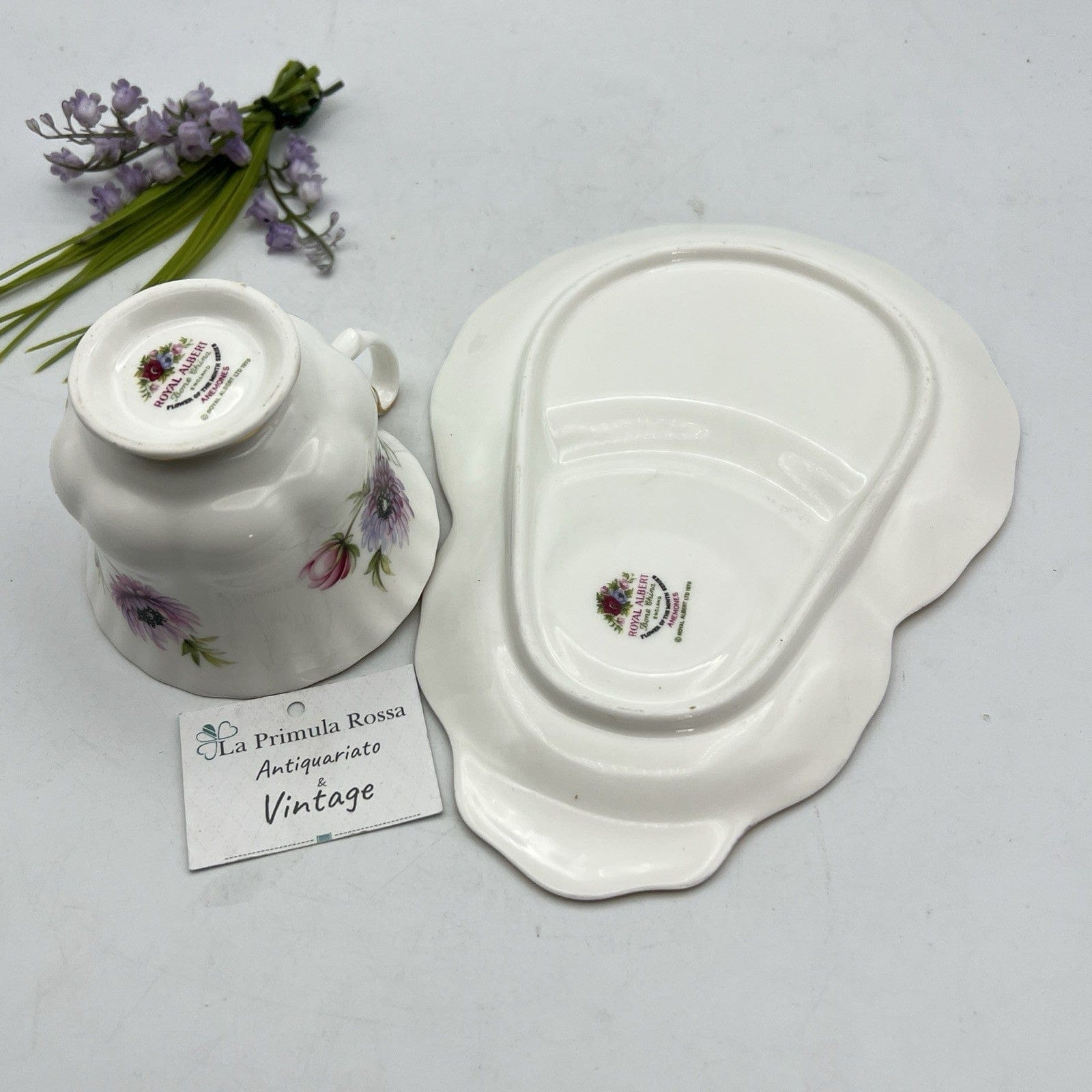 Tazza da tè The tennis in porcellana Royal Albert con mese inglese MARZO 1970 Categoria  Servizio tazze - Tazze