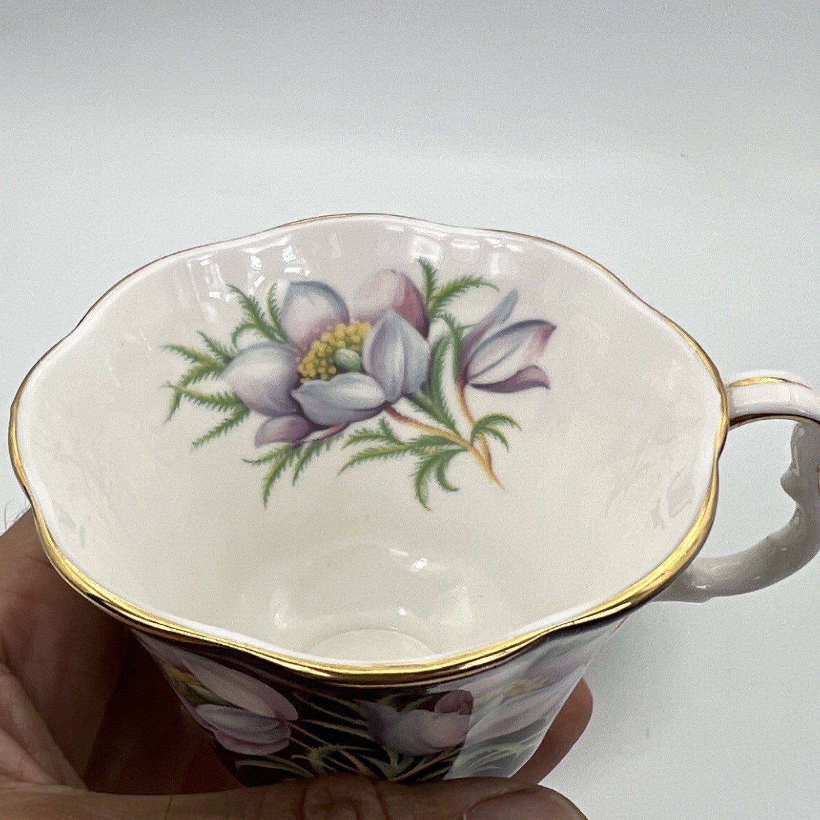 Tazza da The in porcellana Royal Albert Provincial Flowers Fiori Prairie Crocus Categoria  Servizio tazze - Tazze