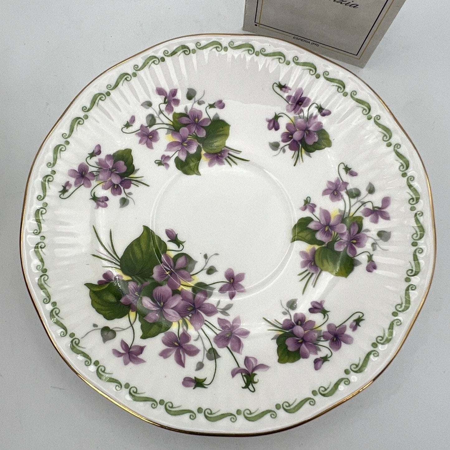 Tazza da the per tè in porcellana Queen's con mese tazzina inglese Febbraio 900 Categoria  Servizio tazze - Tazze