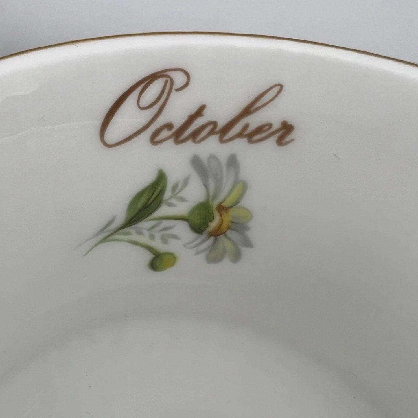 Tazza da the tè in porcellana Queen's con mese tazzina inglese Ottobe Rosina Categoria  Servizio tazze - Tazze