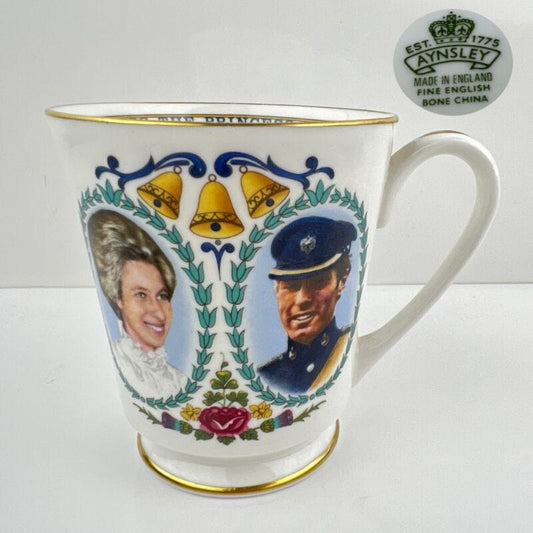 Tazza Mug Inglese Matrimonio Principessa Anna Capitano Mark Phillips Casa Reale Categoria  Ceramiche e Porcellane
