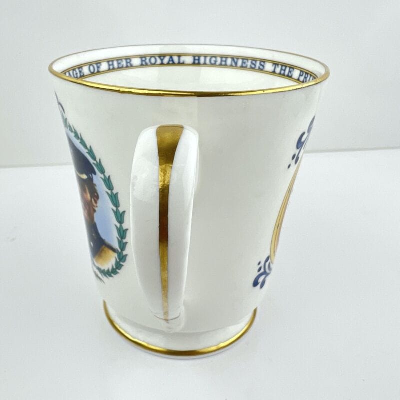 Tazza Mug Inglese Matrimonio Principessa Anna Capitano Mark Phillips Casa Reale Categoria  Ceramiche e Porcellane